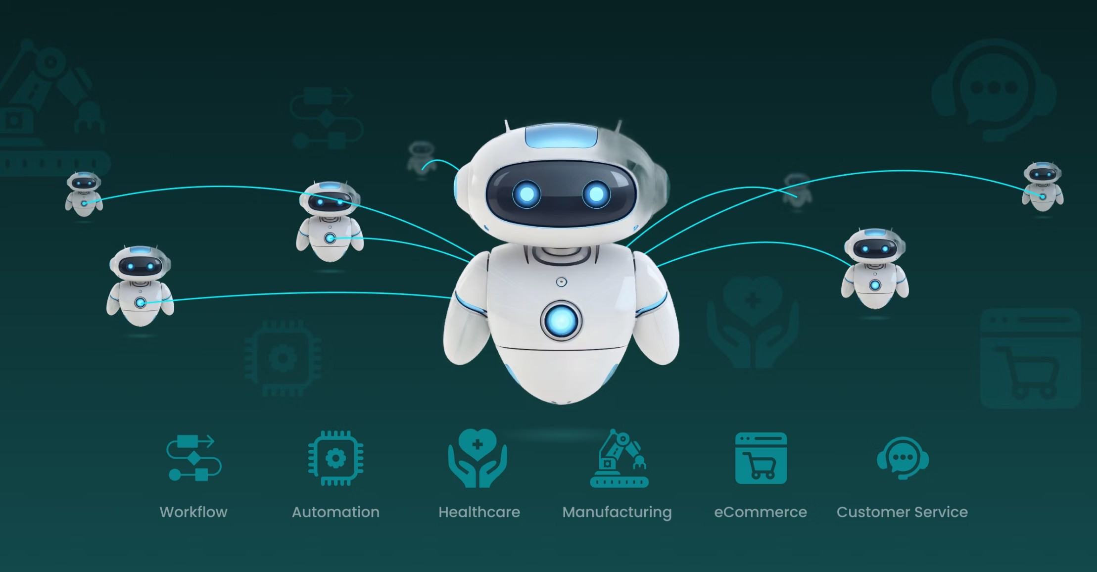 AI agent seamlessly integrating into a workflow